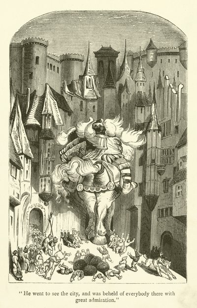 Illustration pour les œuvres de Rabelais - Gustave after Dore